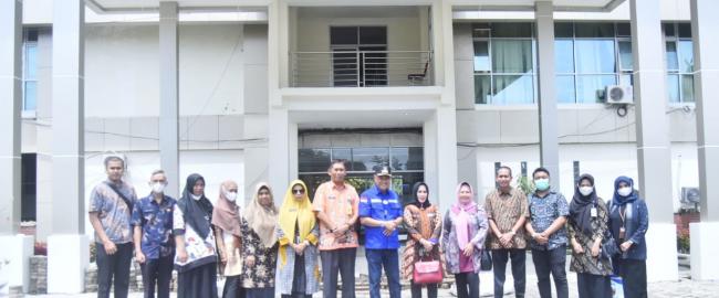 Wabup Inhil Terima Kunker Asisten Ekonomi dan Pembangunan Setda Kota Pekanbaru